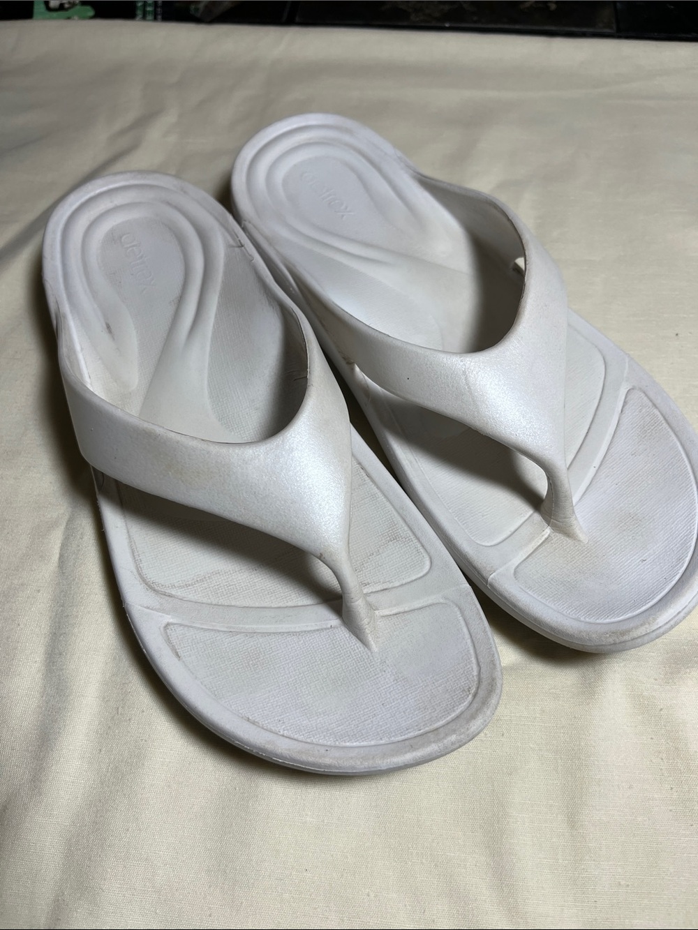 Aetrex White Foam Slide Sandal Insoles W10